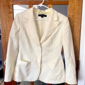Anne Klein‎ Suit ivory Blazer 8P EUC